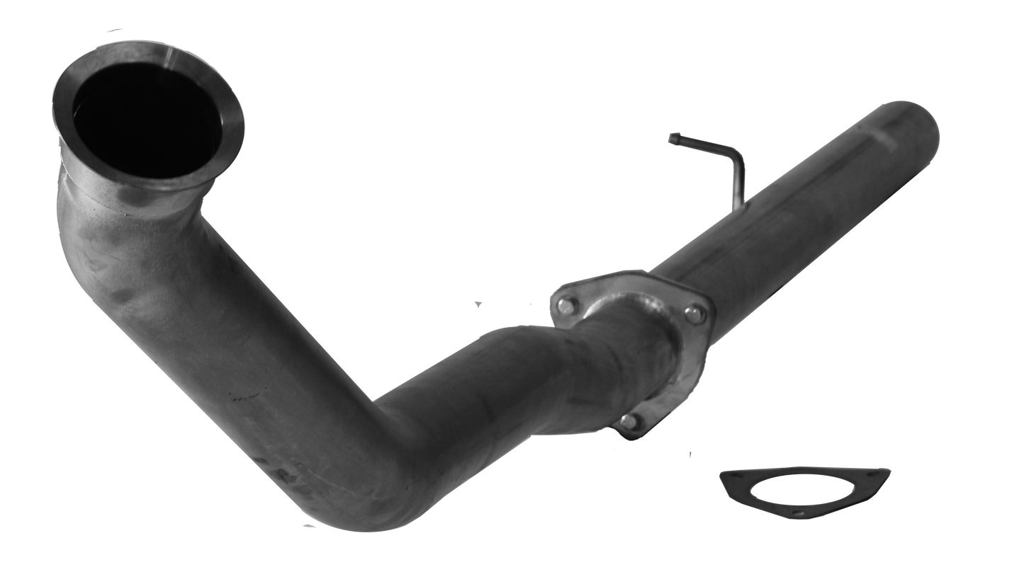 4" Cat & DPF Race Pipe w/ Flange | 2007-2012 Dodge 2500/3500 6.7L Cummins