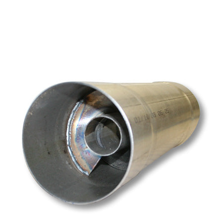 4" Round Body Diesel Resonator | 2-1/4"-3-1/2" Inlet/Outlet