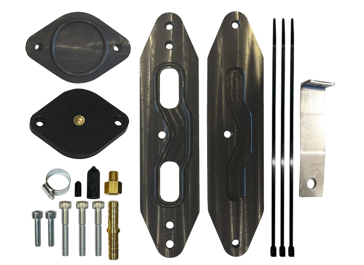 2017 - 2019 Ford 6.7L EGR Cooler upgrade kit w/Pass Through plate