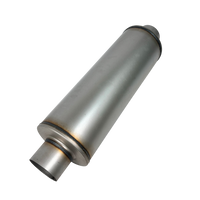 Aluminized 8" Round Fiberglass Packed Muffler