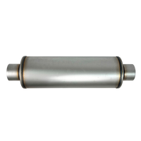 Aluminized 8" Round Fiberglass Packed Muffler